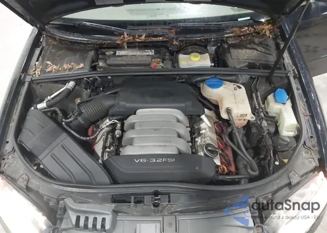 2007 Audi A4 3.2 from USA, damaged, VIN WAUDH78E37A197864